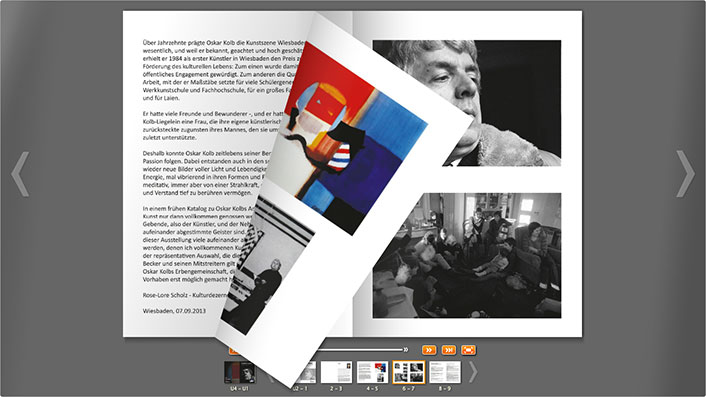 Blick in den Katalog