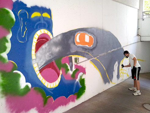 Luca Gruber, Graffiti 2013